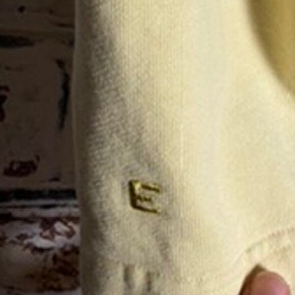 Everlane The Turtleneck Pure Organic Cotton Sweatshirt in Light Yellow - Picture 8 of 8